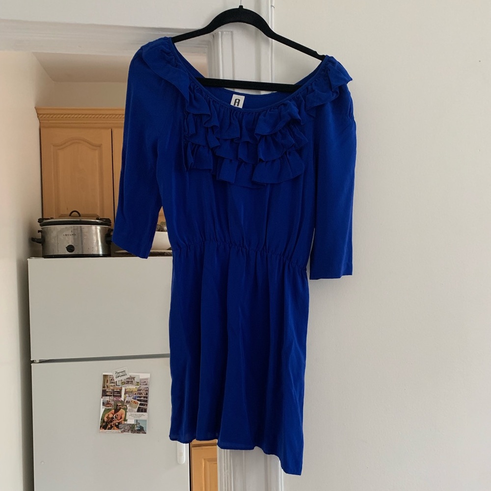 Royal blue dress